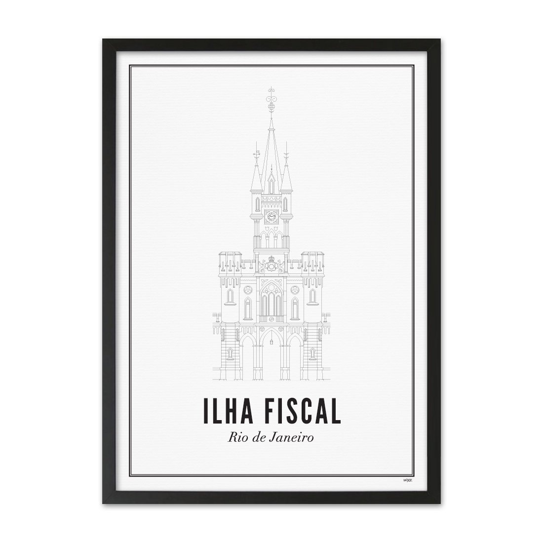 Poster van Rio de Janeiro - Ilha Fiscal | WIJCK. 